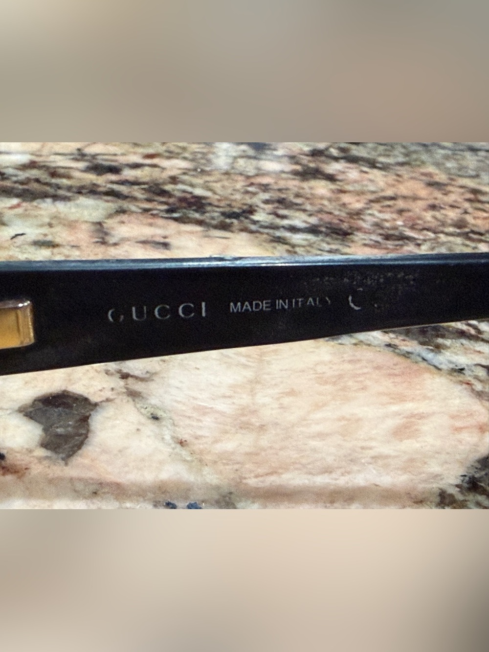 Gucci Black Rimless Rectangular Glasses Interlocking GG-Presciption - Picture 4 of 6